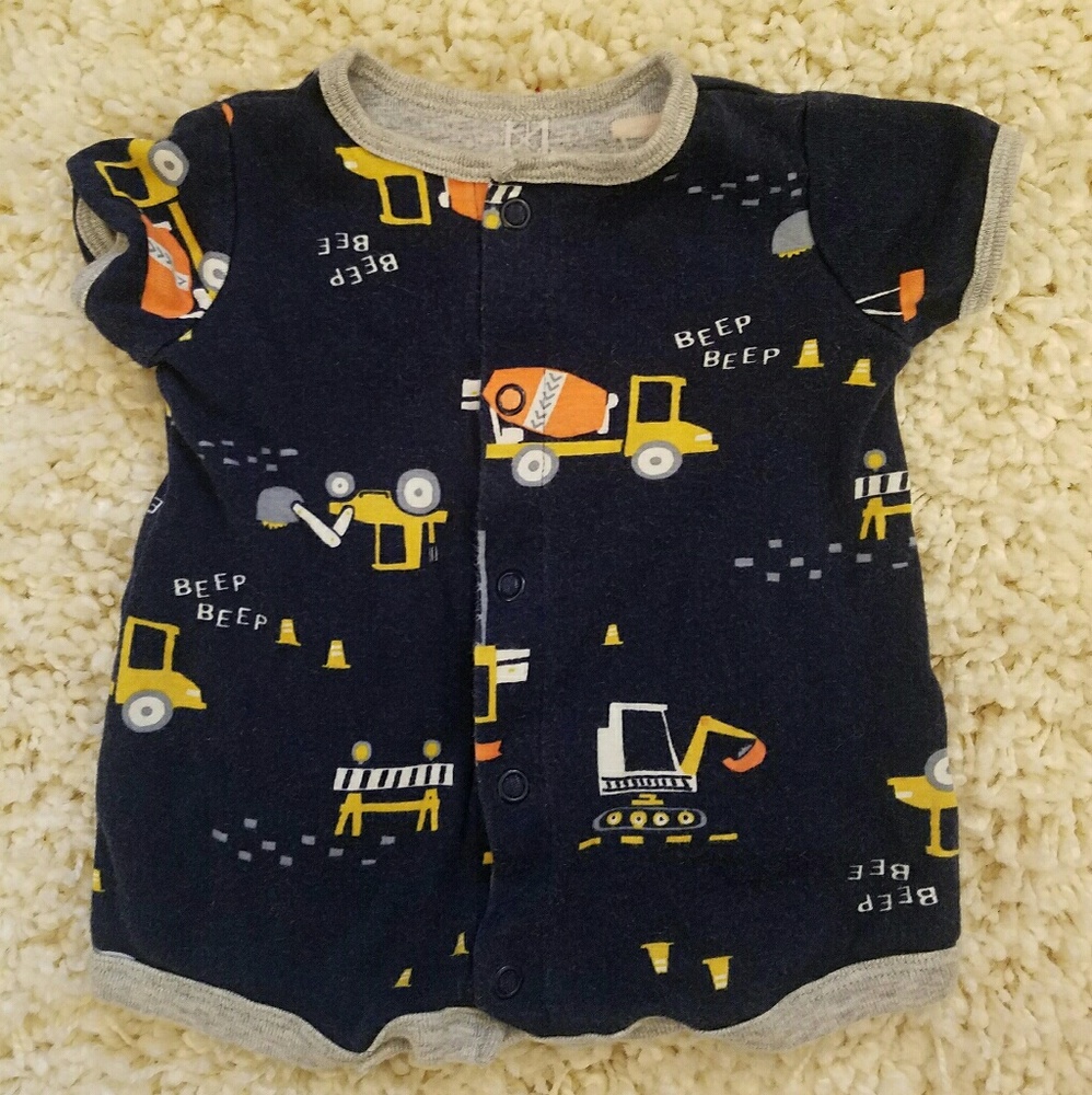 Newborn NB Boys Romper